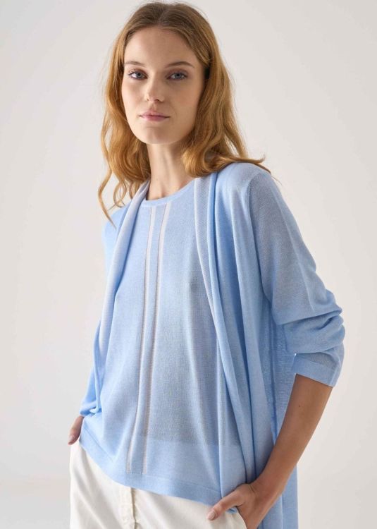 Anne Claire Gilet Blauw  (D1101/667) - Corylie (Roeselare)