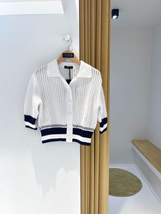 Anne Claire Gilet Blauw  (D1536/730) - Corylie (Roeselare)