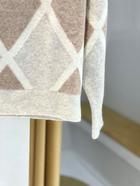 Anne Claire Pull Beige  (D1255/650) - Corylie (Roeselare)