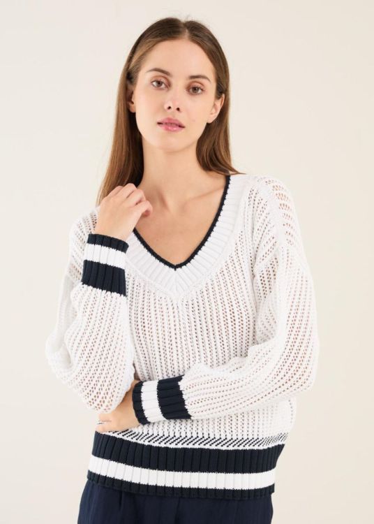 Anne Claire Pull Blauw  (D1535/730) - Corylie (Roeselare)