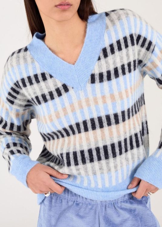 Anne Claire Vest Licht Blauw  (D1810/480) - Corylie (Roeselare)