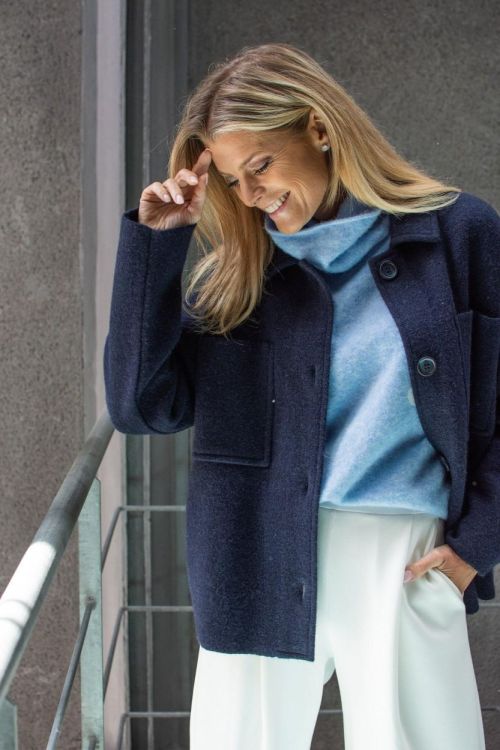 Anne Claire Vest Blauw  (D1889/761) - Corylie (Roeselare)