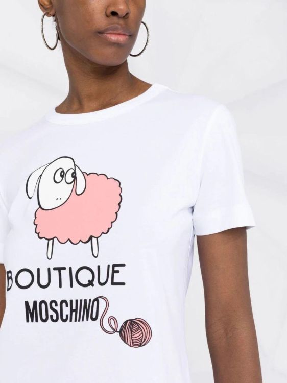 Boutique Moschino T-shirt Wit  (0704/J5001) - Corylie (Roeselare)