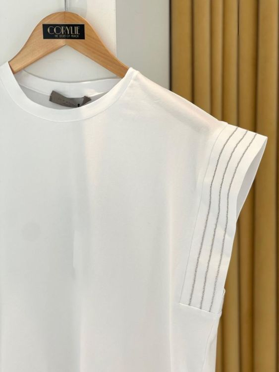 D'exterior T-shirt Wit  (62621/100) - Corylie (Roeselare)