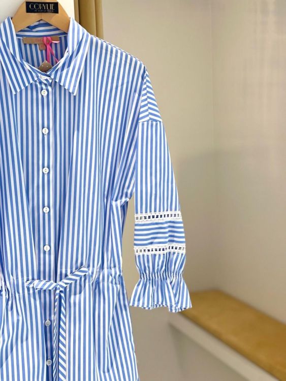 La Camicia Kleed Blauw  (22191/218) - Corylie (Roeselare)