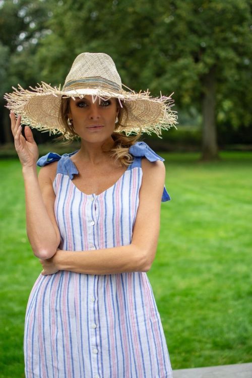 La Camicia Kleed Wit  (22198/328) - Corylie (Roeselare)