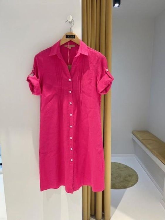 La Camicia Kleed Fushia  (22183/076) - Corylie (Roeselare)