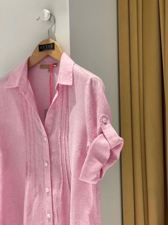 La Camicia Kleed roze  (22183/065) - Corylie (Roeselare)