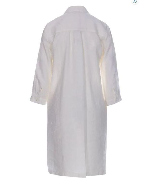 La Camicia Kleed Wit  (18194//331) - Corylie (Roeselare)