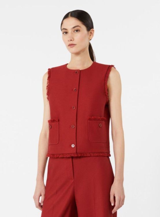 Max Mara Vest Rood  (Sumero/004) - Corylie (Roeselare)