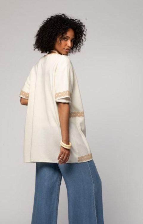 Max & Moi Gilet Ecru  (E26Gia/White) - Corylie (Roeselare)