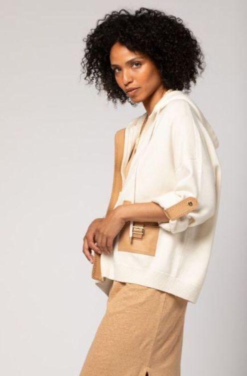 Max & Moi Gilet Ecru  (E26Vana/E26White) - Corylie (Roeselare)