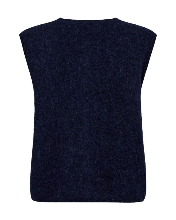 Mos Mosh Gilet Blauw  (173060/241) - Corylie (Roeselare)