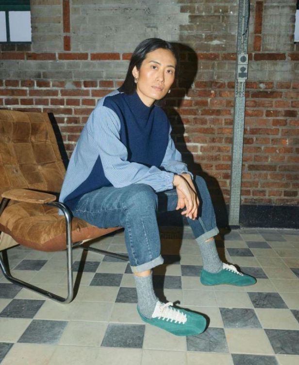 Mos Mosh Gilet Blauw  (173220/241) - Corylie (Roeselare)