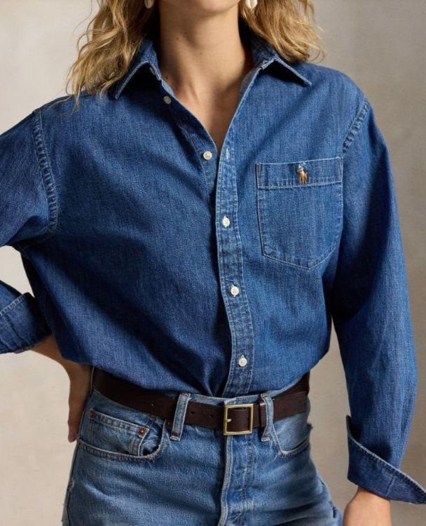 Ralph Lauren Bloes Blauw  (211B17146001) - Corylie (Roeselare)