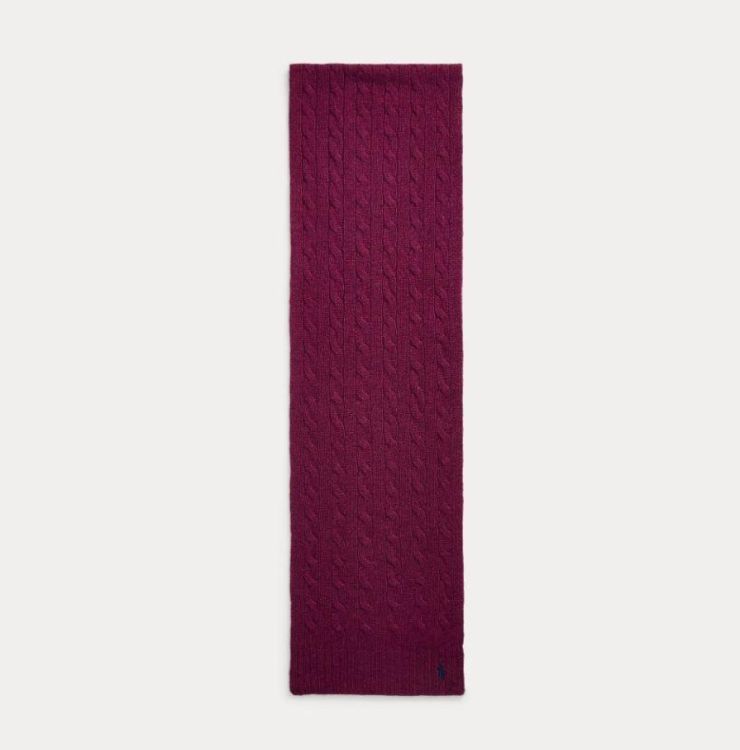 Ralph Lauren Sjaal bordeaux  (455956296007) - Corylie (Roeselare)