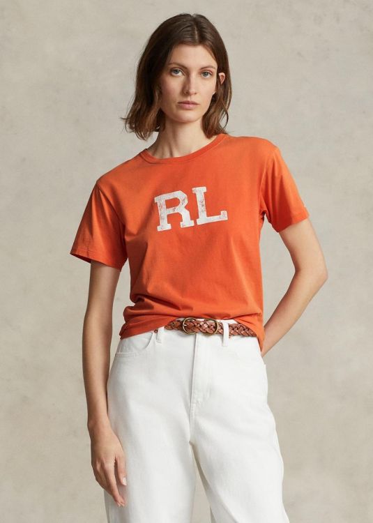 Ralph Lauren T-shirt Oranje  (211892611001/Sunset Sky) - Corylie (Roeselare)
