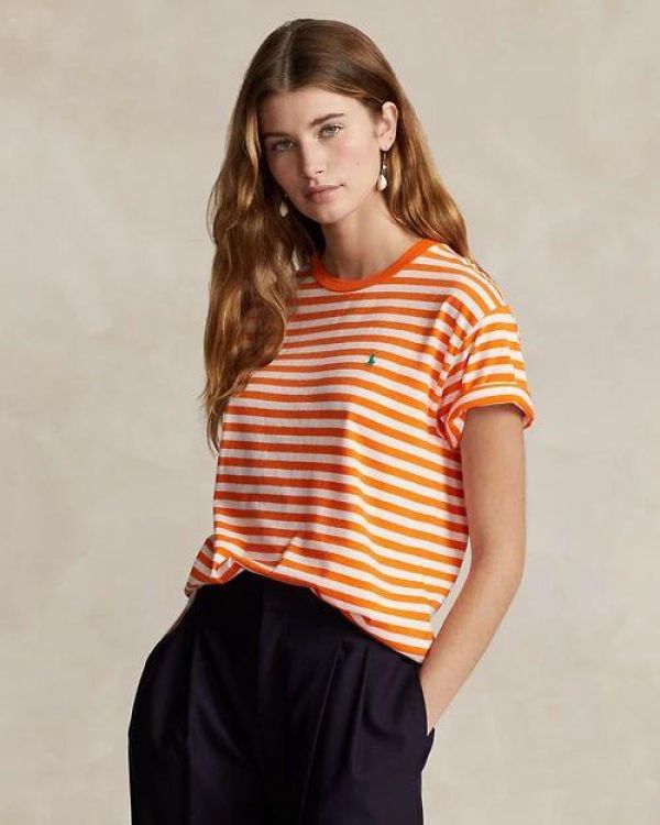 Ralph Lauren T-shirt Oranje  (211924293001) - Corylie (Roeselare)