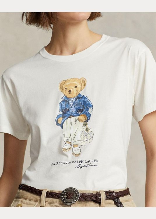 Ralph Lauren T-shirt Wit  (211892645001/Nevis) - Corylie (Roeselare)