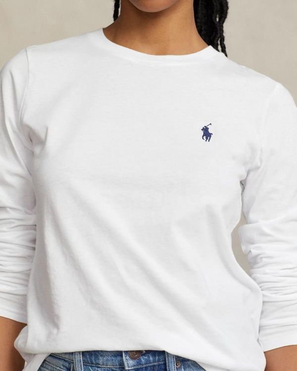 Ralph Lauren T-shirt Wit  (211898699001) - Corylie (Roeselare)
