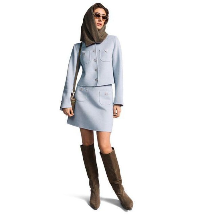 Riani Rok Licht Blauw  (584860/407) - Corylie (Roeselare)