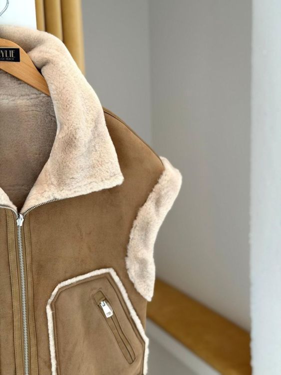 Urbancode Vest Beige  (BJ20453/Chalk Sand) - Corylie (Roeselare)