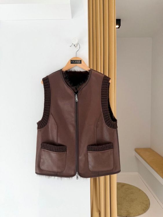 Urbancode Vest Bruin  (BJ20414/Truffle) - Corylie (Roeselare)