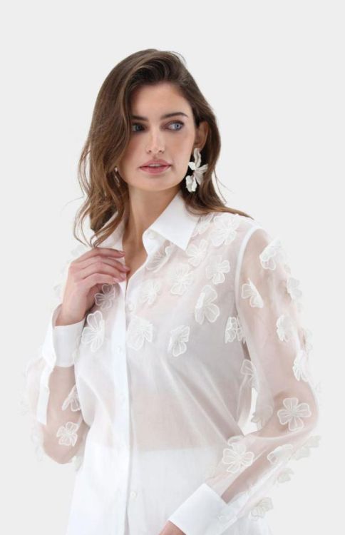 Van Laack Bloes Wit  (VL-Cellya/Z20149/100) - Corylie (Roeselare)