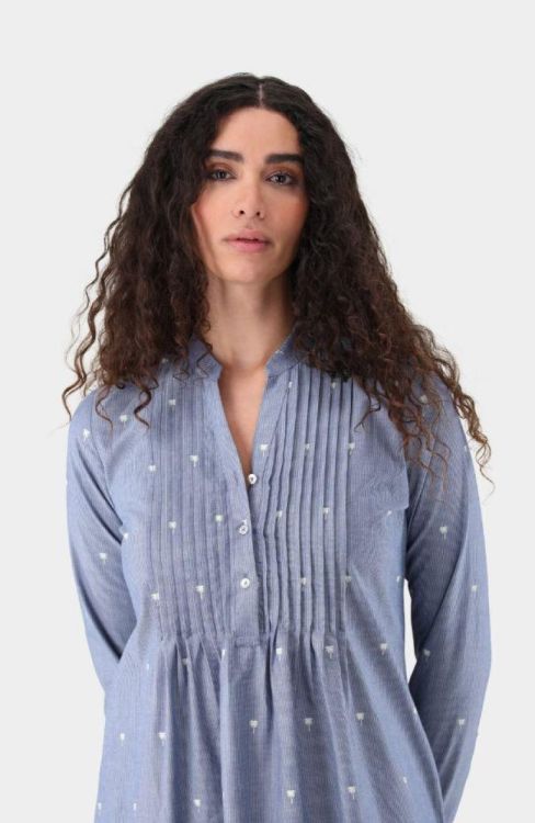 Van Laack Kleed Blauw  (VL-kasumi/780) - Corylie (Roeselare)